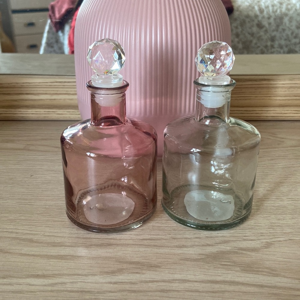 Set Of Glass Bottles